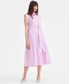 On 34th Womens Sleeveless Shirtdress Monikaa Slingback Pumps Exclusively At Macys In Pink