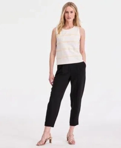 On 34th Womens Tapered Ankle Pants Macys Exclusive In Brown