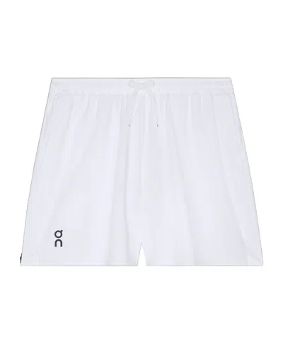 On 5 Court Elastic Waist Shorts In White