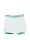 On 5" Performance 2/1 Shorts In White