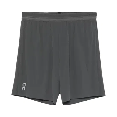 Pre-owned On 7" Performance Shorts 'eclipse' | Grey | Men's Size S In Gray