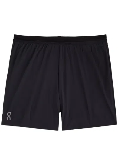 On 7" Performance Stretch-nyl Shorts In Black