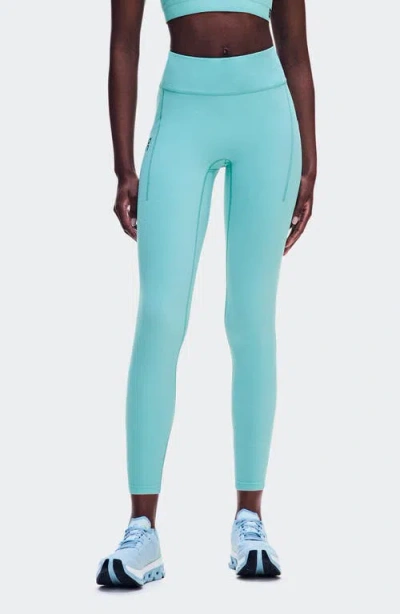 On 7/8 Performance Tights In Blue