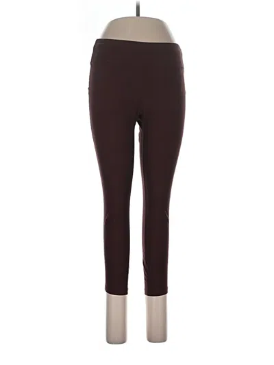 Pre-owned On Active Pants In Burgundy