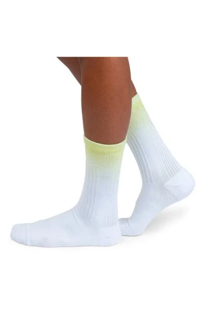 On All-day Calf Socks In White/hay