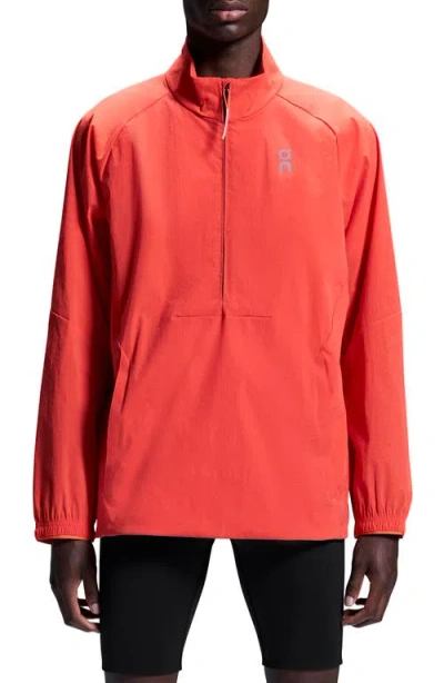 On All Day Half Zip Jacket In Spice