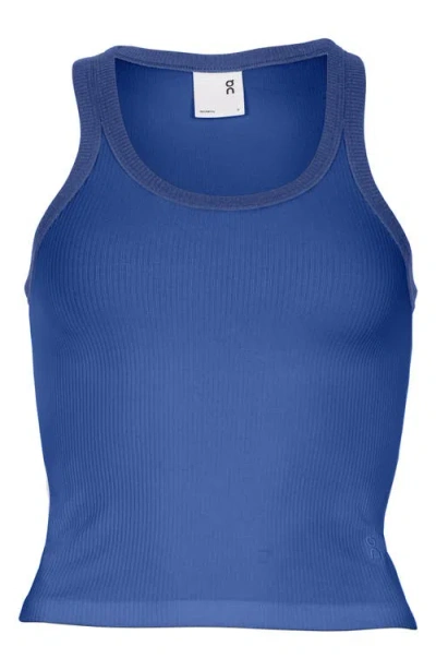 On All Day Rib Tank In Blue
