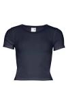 On All Day Rib T-shirt In Blue