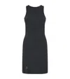 On All-day Ribbed Mini Dress In Black