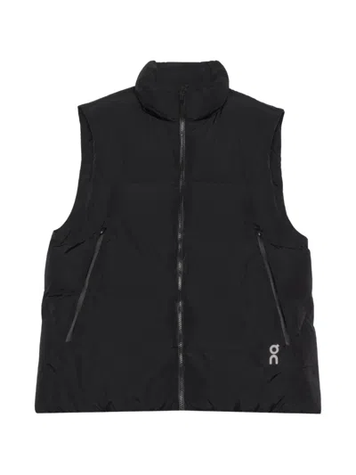 On All-day Puffer Gilet In Black