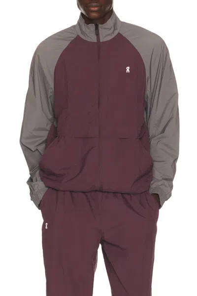 On All-day Track Jacket In Ember & Urchin