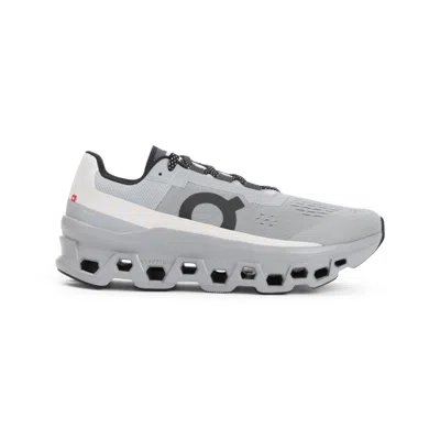 On Alloy Silver Textile Cloudmster Sneakers In Grey