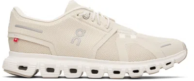 On Beige Cloud 6 Sneakers In Pink