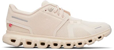 On Beige Cloud 6 Sneakers In Neutral