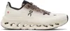 On Cloudtilt Stretch Recycled-knit Sneakers In Clove | Sand
