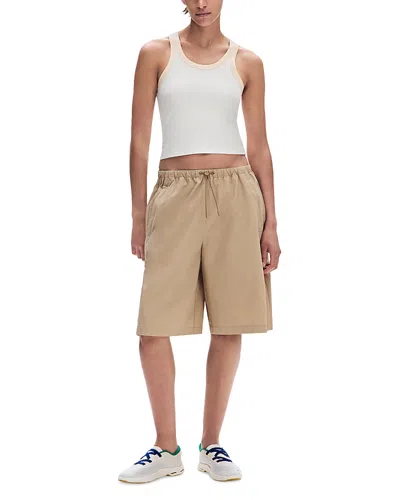 On Bermuda Shorts In Brown