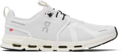 On Big Kids Off-white Cloud Sky Sneakers In White | Ivory