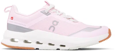 On Big Kids Pink Cloudnova Sneakers