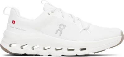 On Big Kids White Cloudleap Sneakers