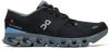 On Black & Navy Cloud X 4 Sneakers In Black | Chambray