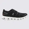 On Black And White Cloud 6 Sneakers In Black