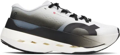 On Black & White Cloudboom Max Sneakers In Multi