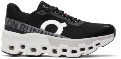 ON BLACK & WHITE CLOUDMONSTER 2 SNEAKERS
