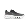 On Dark Grey Sneakers With Breathable Upper In Black