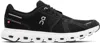 On Cloud 5 Trainers, Size 7 In Black | White