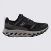 On Black Cloud Horiz Sneakers In Black