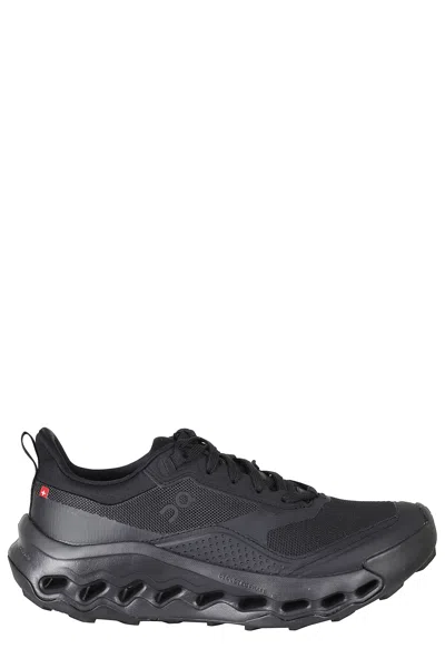 On Black Cloudhoriz 2 Mesh Rubber Sole Nyl Sneakers