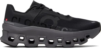 ON BLACK CLOUDMONSTER SNEAKERS