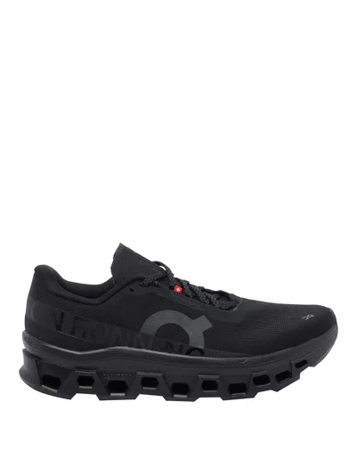 On Cloudmster 2 Rubber-trimmed Mesh Running Sneakers In Black