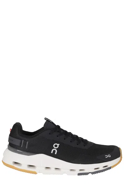 On Black Cloudnova Form 2 Mesh Rubber Sole Nyl Sneakers