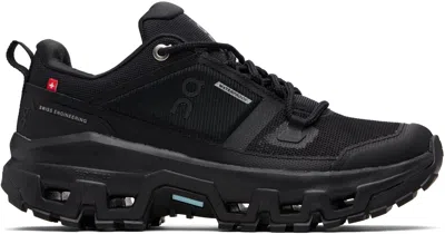 On Black Cloudrock Low Waterproof Sneakers