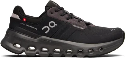 On Black Cloudrunner 2 Waterproof Sneakers