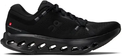 On Cloudsurfer 2 Mesh Sneakers In Black
