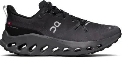 On Black Cloudsurfer Trail Waterproof Sneakers