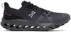 On Black Cloudsurfer Trail Waterproof Sneakers In Black | Eclipse