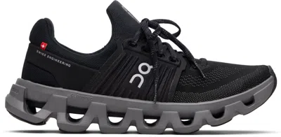 ON BLACK CLOUDSWIFT 4 AD SNEAKERS