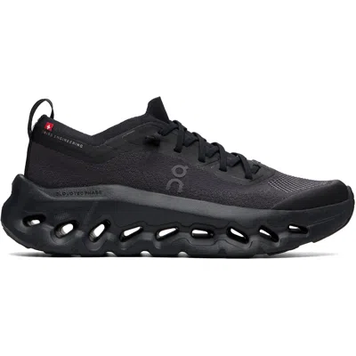On Running Black Polyester Rubber Cloudtilt Sneakers