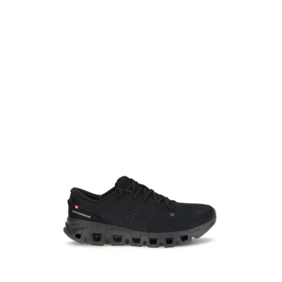 On Black Fabric Athletic Sneakers
