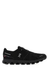 On Cloud 6 Wp Rubber-trimmed Stretch-knit Slip- Sneakers In Black