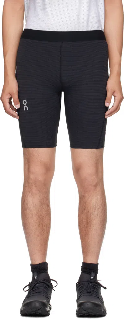 On Black Pace Tight Shorts