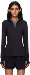 On Black Zendaya Editi Fitted Jacket In Blue
