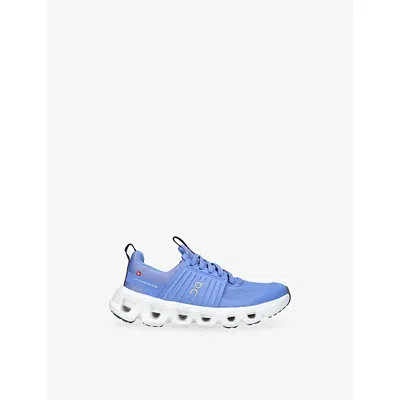 On Blue Kids' Cloudswift Mesh Trainers Eur 38 / 5 Uk