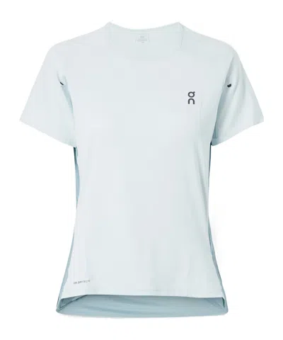 On Breathable Shortsleeve Sports Tshirt In White