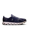 On Breathable Technical Fabric Sneakers With Cushied Sole In Black