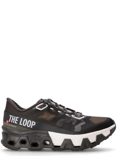 ON WOMEN BROWN BLACK LACE-UP SNEAKERS, 4.5 LUXURY SNEAKERS FOR WOMEN DARVEYS