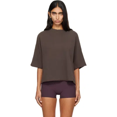 On Brown Fka Twigs Editi Club Collective T-shirt In Espresso